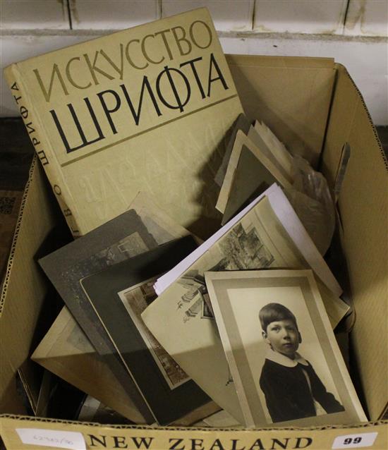 Box of ephemera